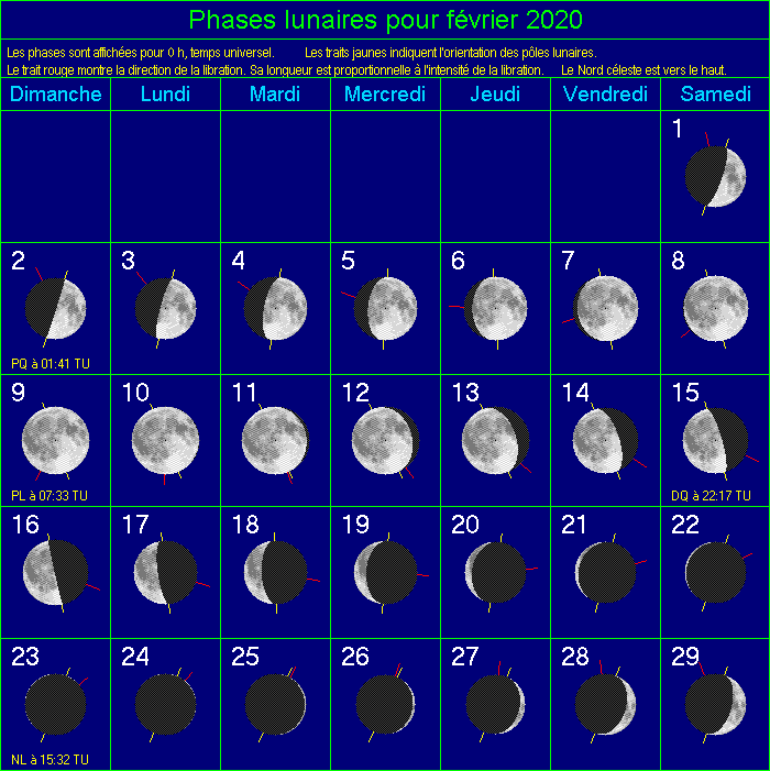 Calendrier Lunaire 2004 