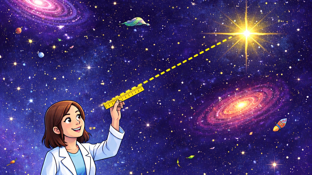 Les distances dans l'univers
