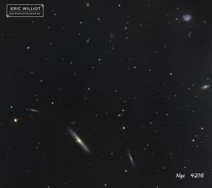 NGC 4216 - Galaxie de la Traînée d'argent
