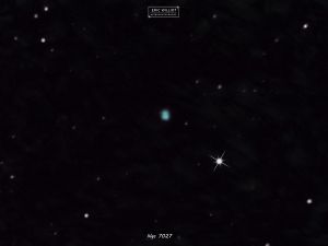 NGC 7027 - Nébuleuse du  Rectangle vert