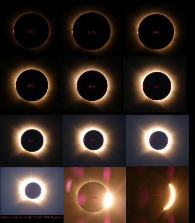 Totalité de l'éclipse solaire du 12 août 2026