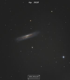 NGC 3628 - Galaxie du Hamburger