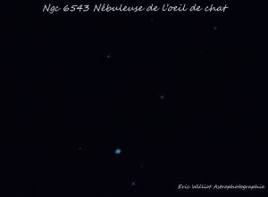 NGC 6543 - N&eacute;buleuse de l'&OElig;il de Chat
