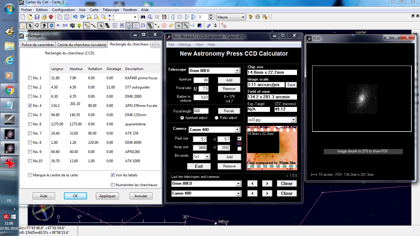 CCD Calculator
