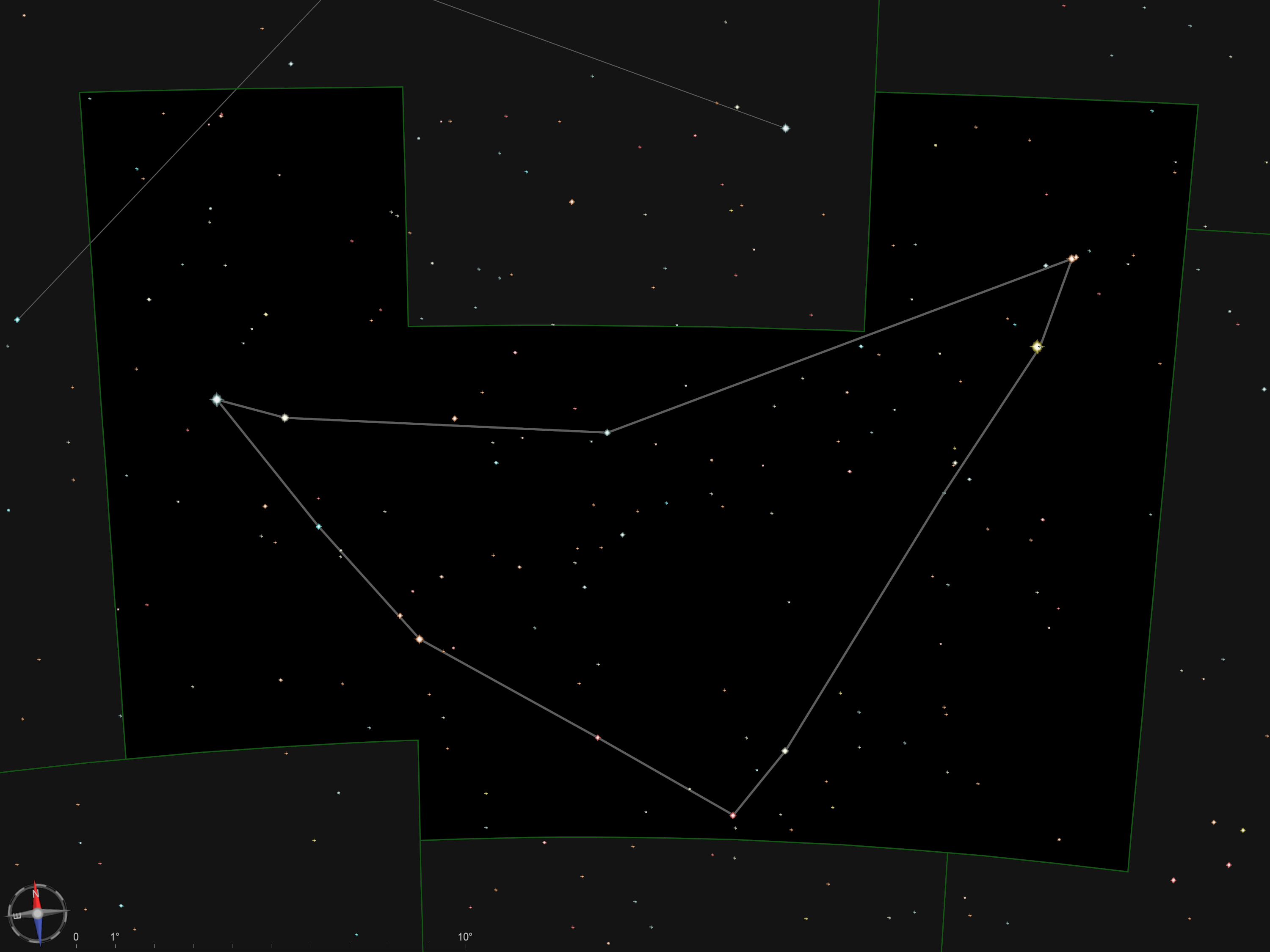 Carte Capricorne